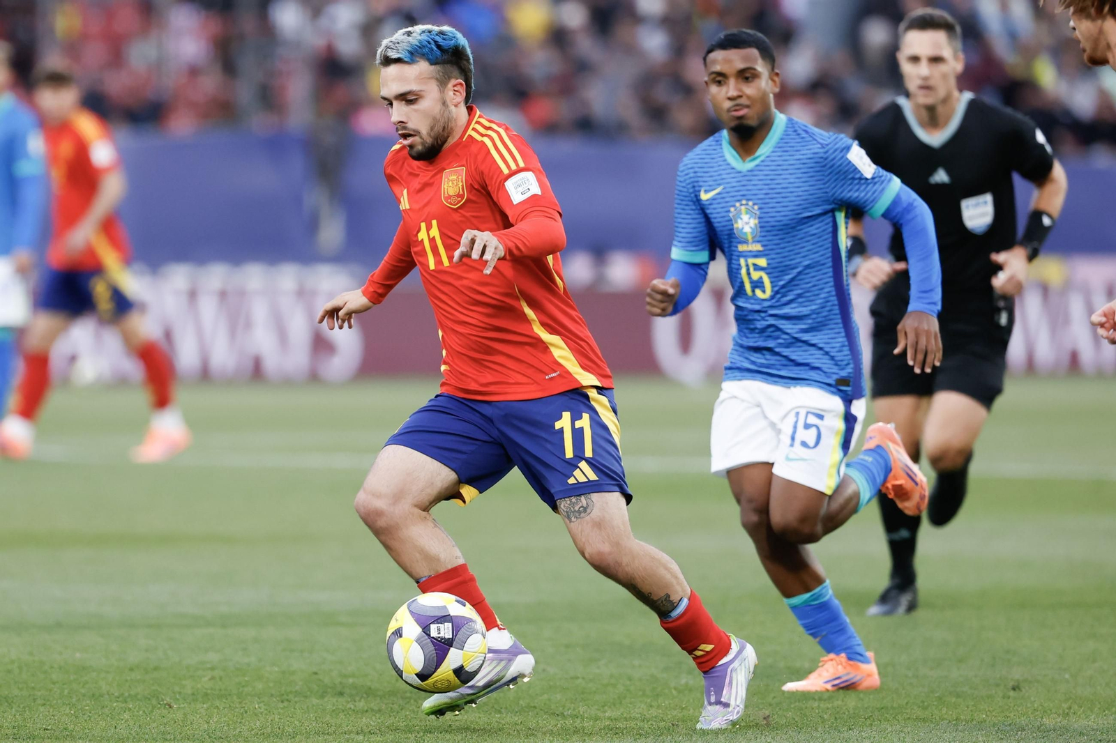 Las mejores fotos del España-Brasil sub 20