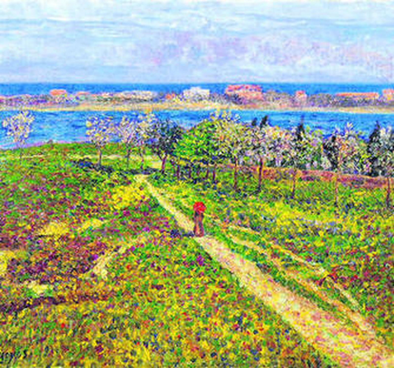 'Los almendros en flor' (1905), de Darío de Regoyos.