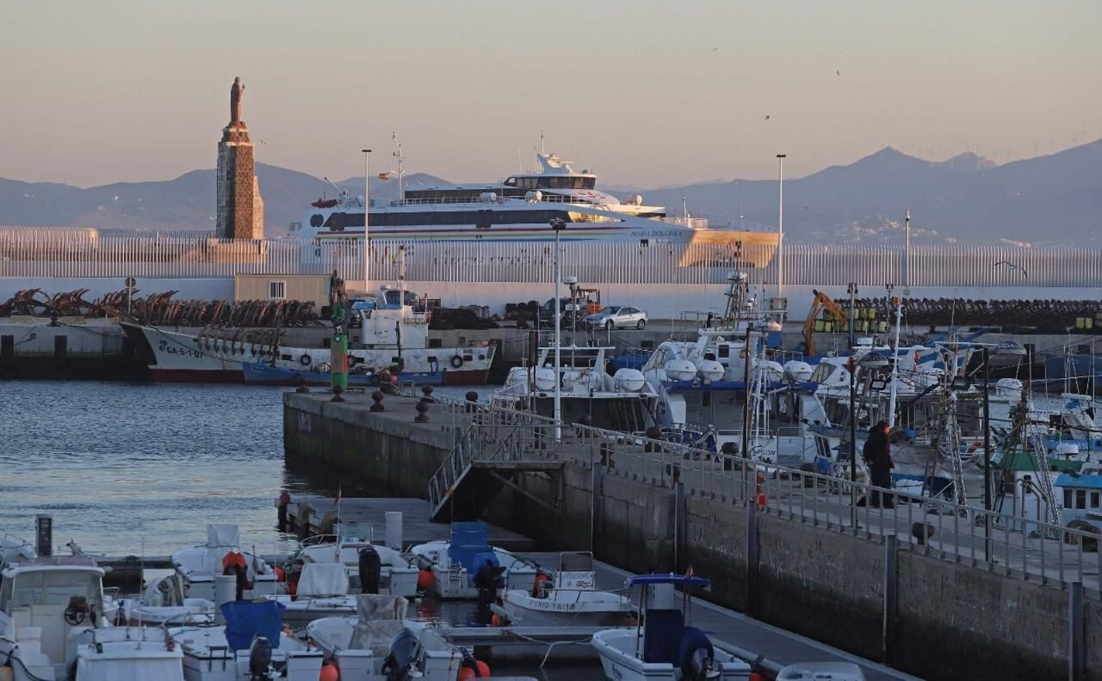 El puerto de Tarifa.