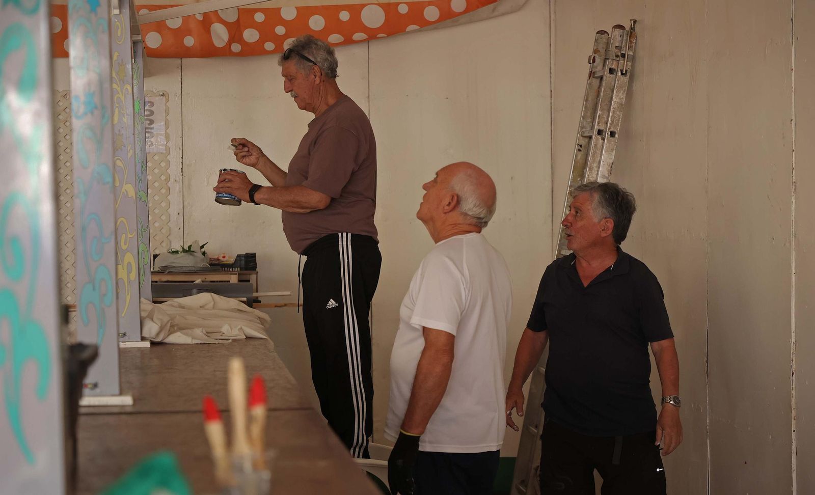 Fotos del montaje de la Feria Real de Algeciras 2025