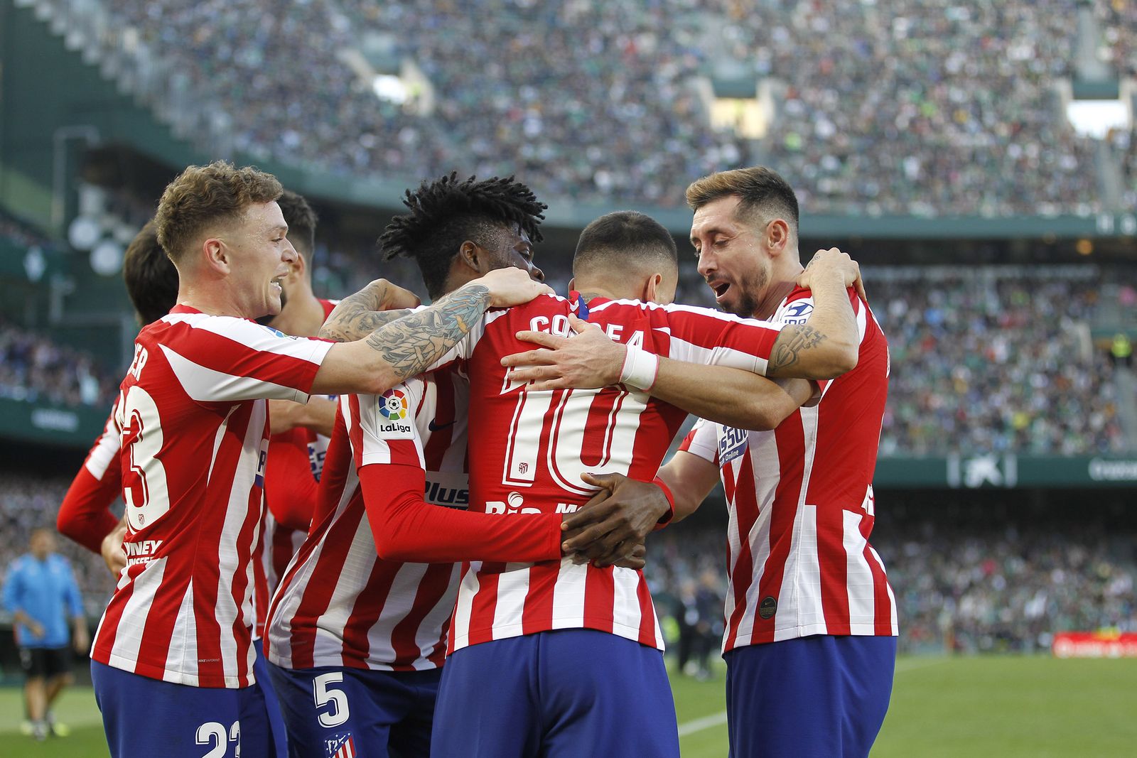 Las imágenes del Betis-atlético de Madrid