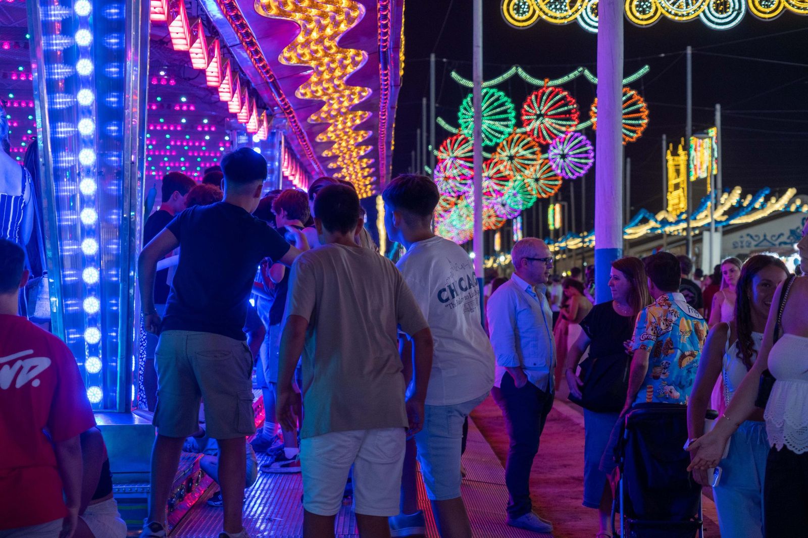 Colombinas 2025: Imágenes del ambiente el viernes 1 de agosto en las Fiestas Colombinas