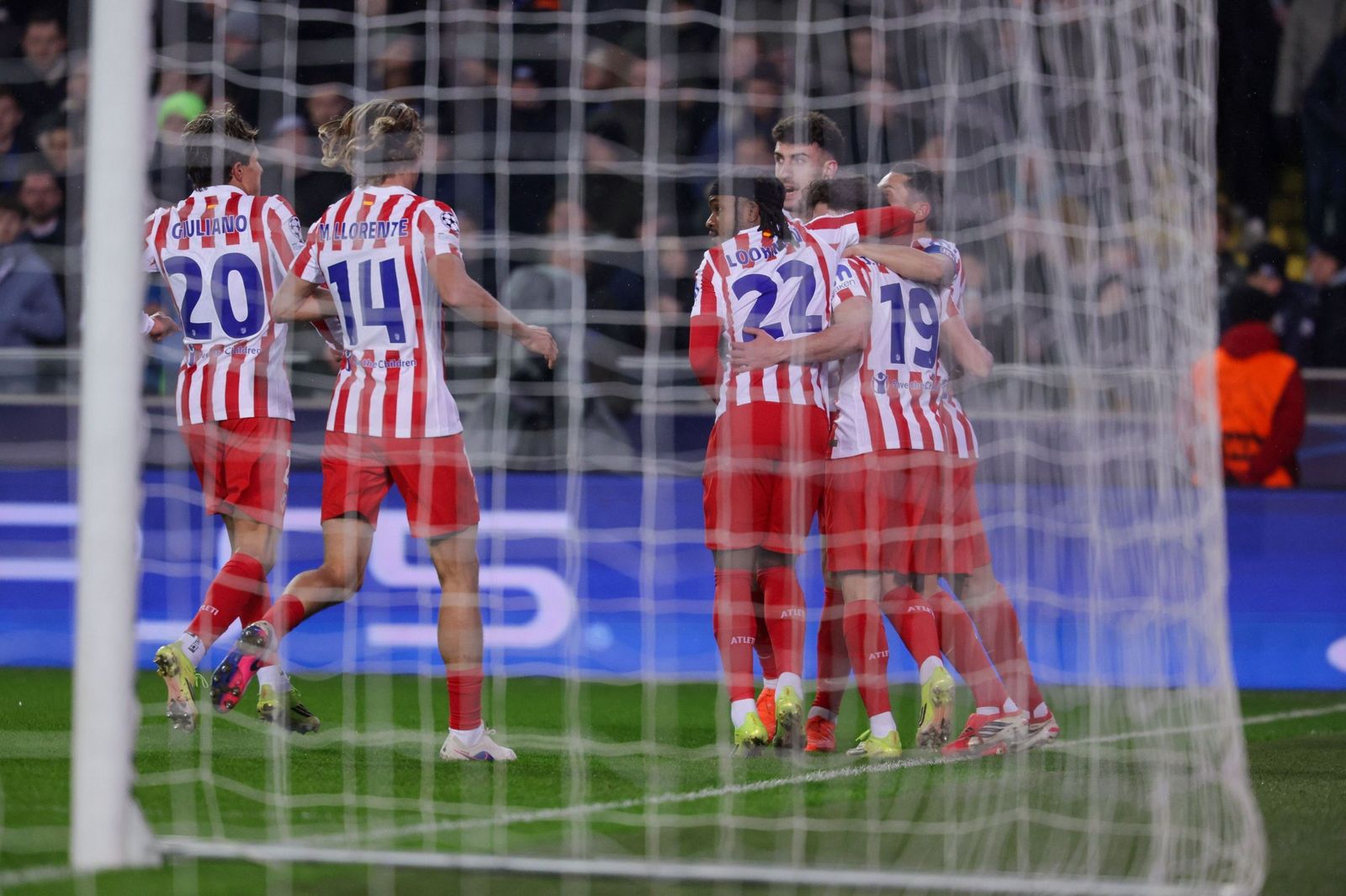 Las fotos del Brujas-Atlético de Madrid