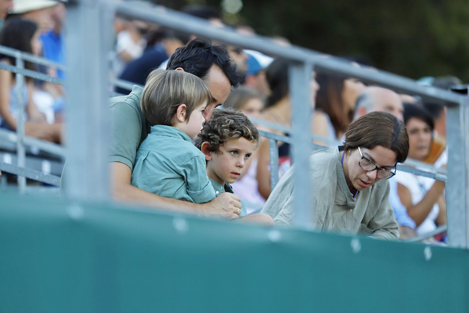 Imágenes del ambiente en la final femenina de la Copa del Rey de tenis de Huelva