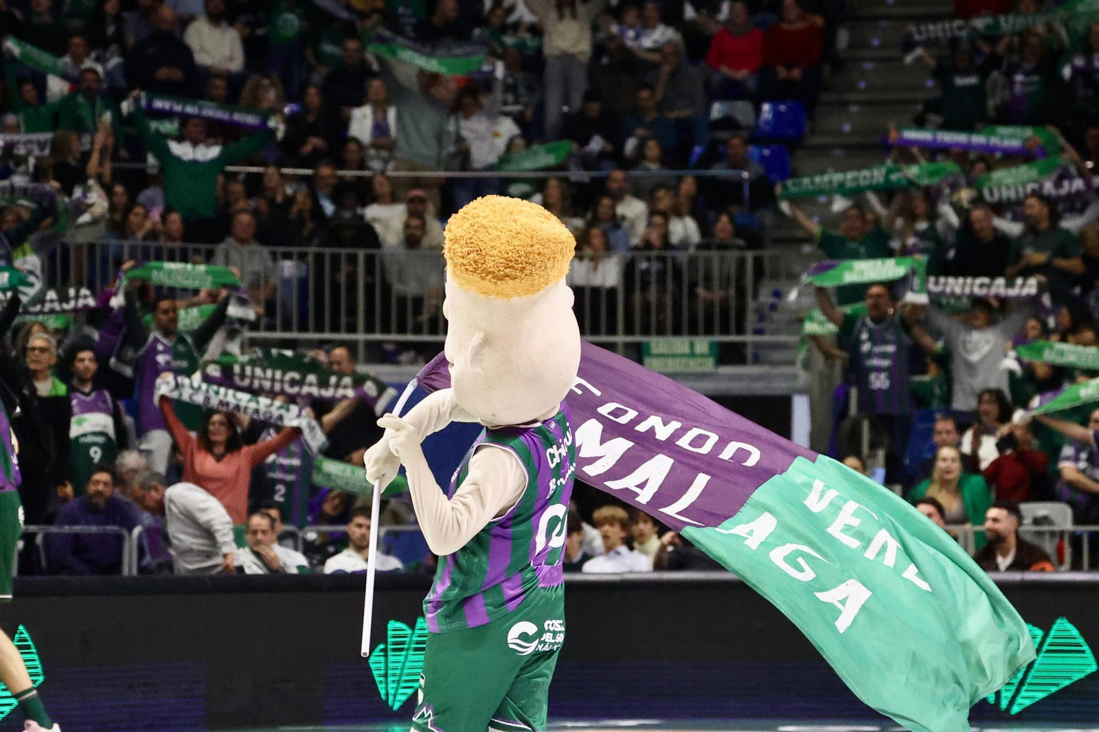 Búscate en las gradas del Carpena durante el Unicaja-Valencia Basket