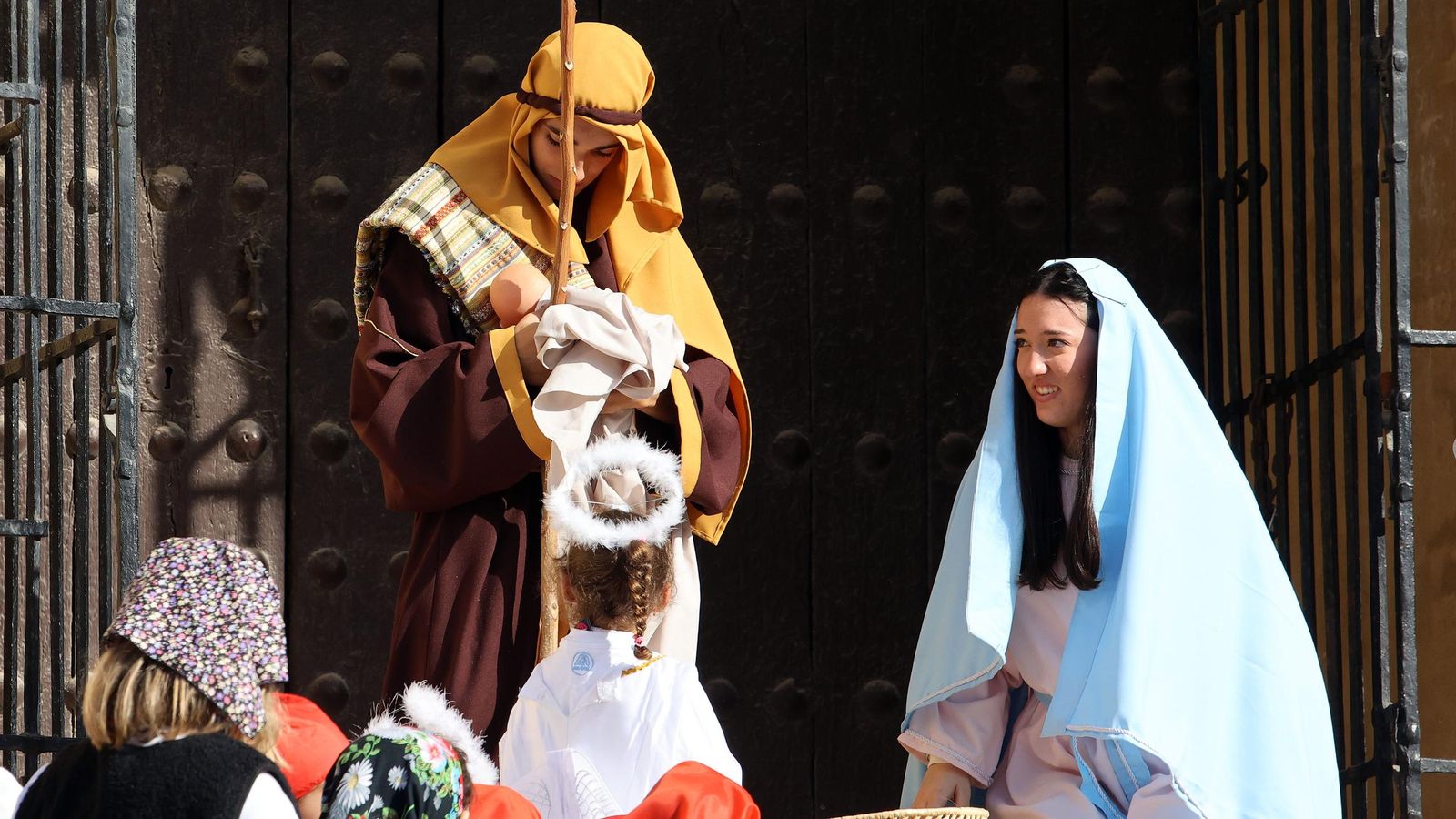 Imágenes del Belén Viviente de la plaza San Lucas en Jerez