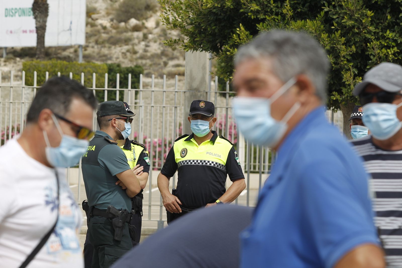 Fotogalería protestas pescadores de Carboneras