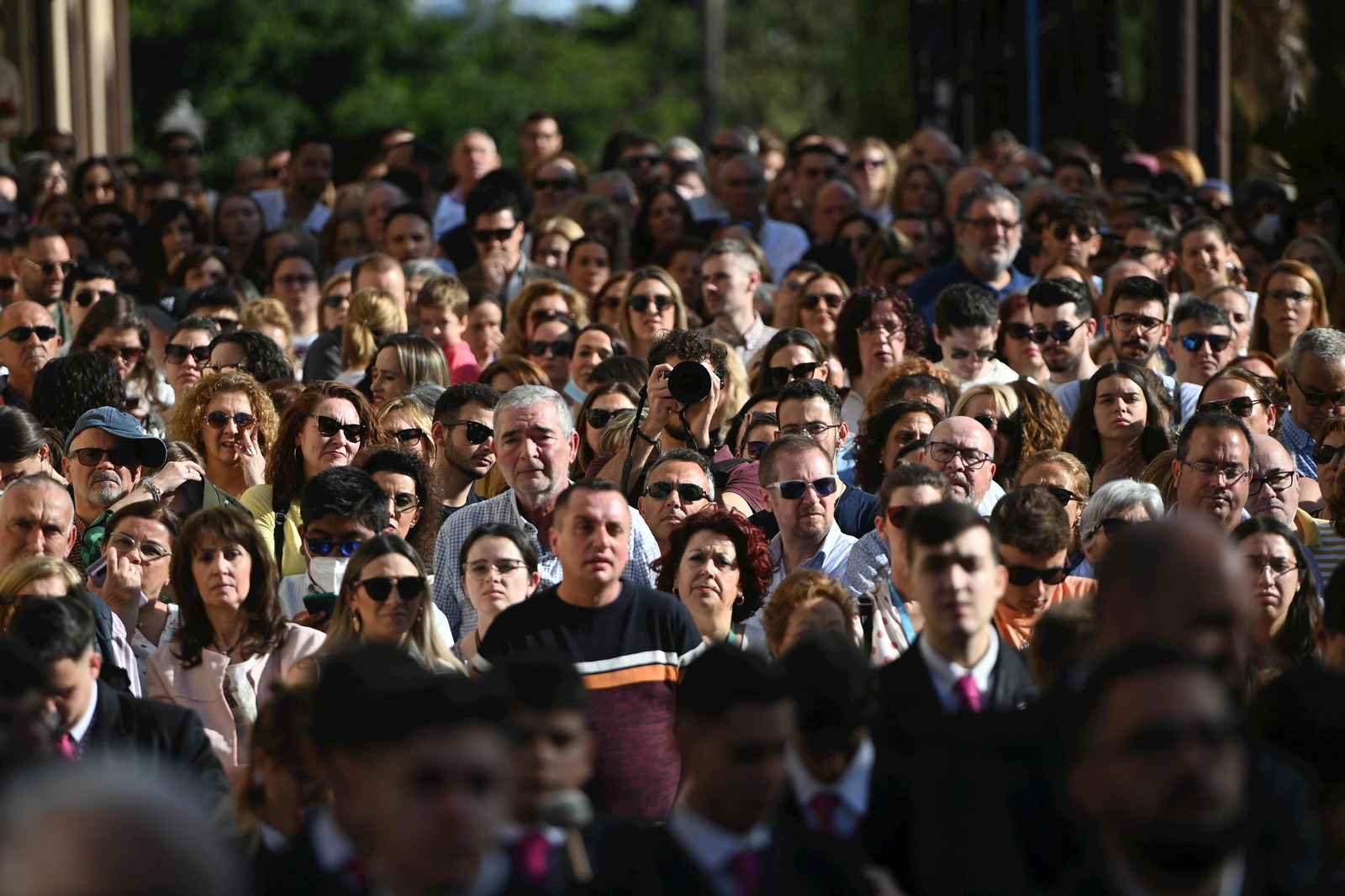 La misa del alba y el traslado del Cautivo, en fotos