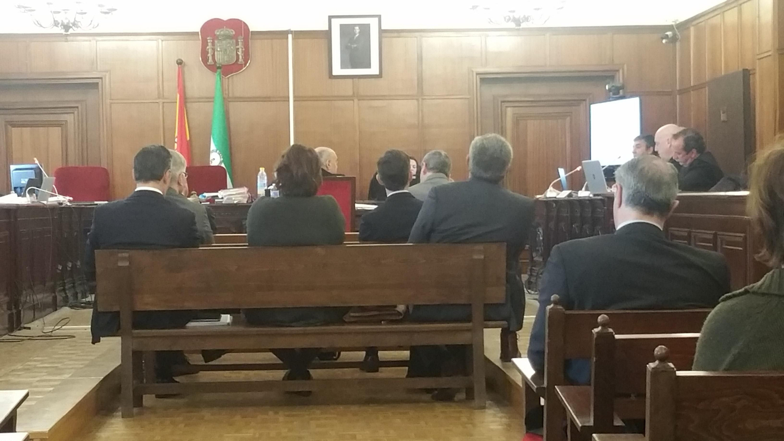Una imagen de la sesión en la Audiencia de Sevilla.