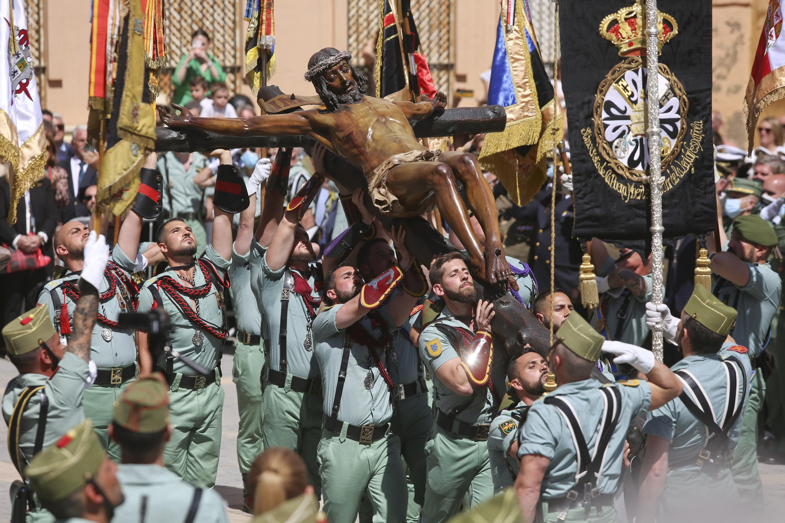 Las fotos de la Legión, en el Jueves Santo de Málaga