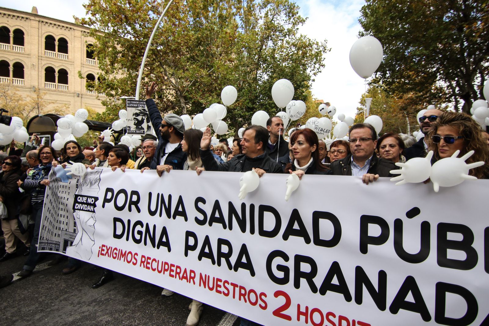 Una de las protestas de Granada.