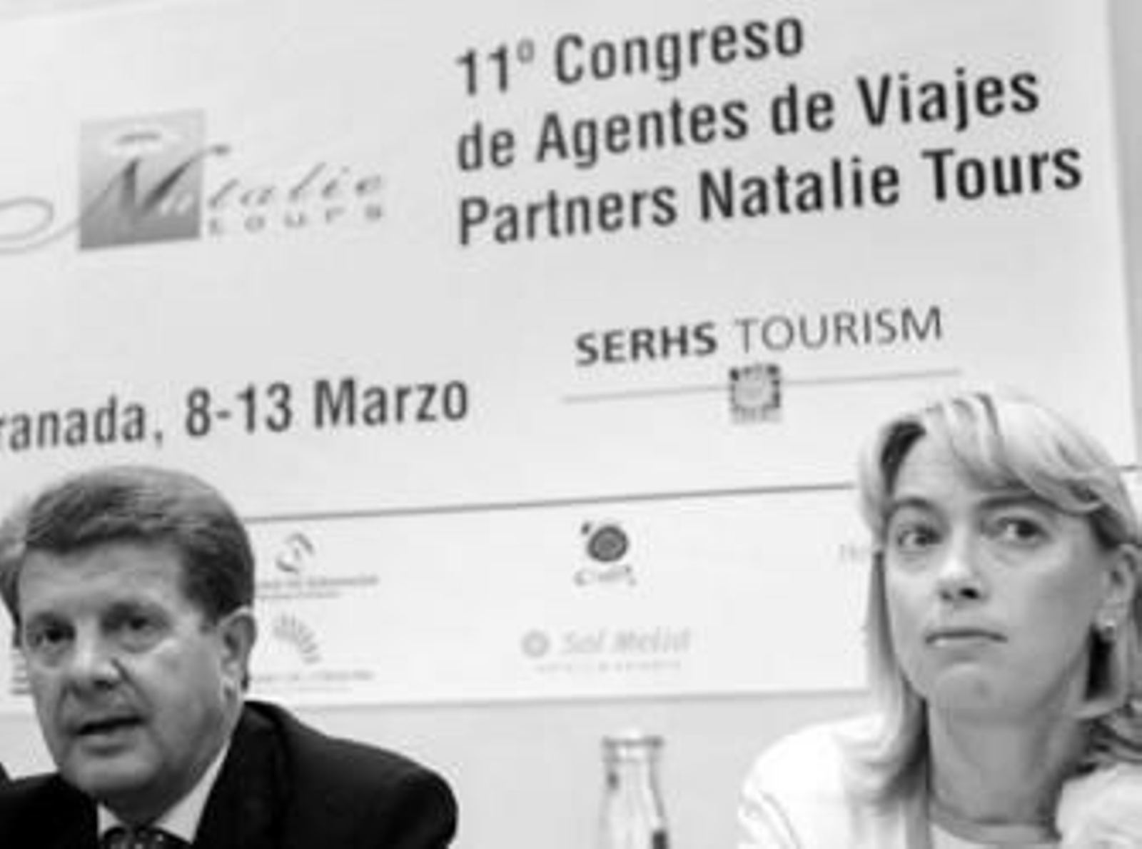 Martínez Caler junto a Natalia Vorobieva.