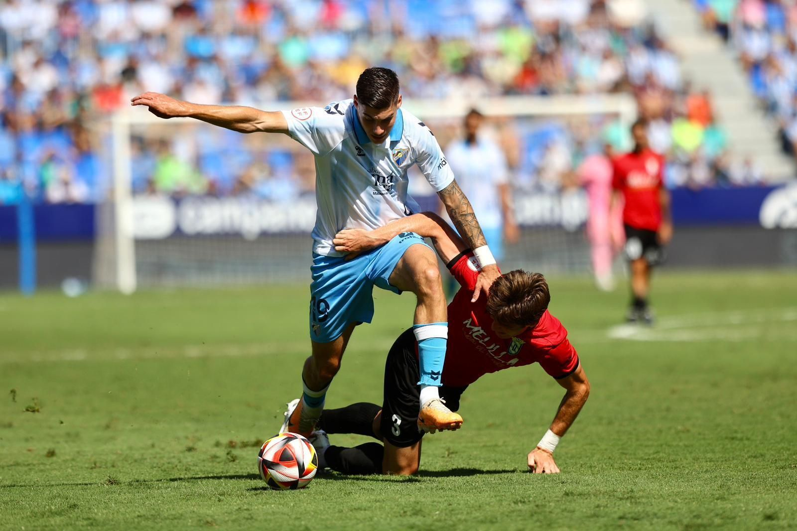 El Málaga CF-Melilla, en fotos