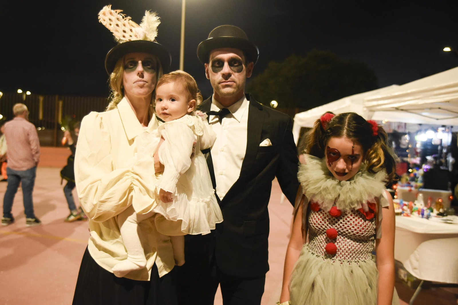 Fotos del horror freak por Halloween en La Línea