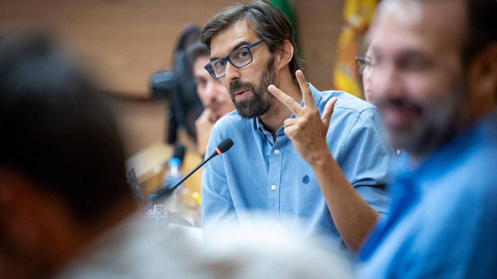 El portavoz del Grupo Mixto, José Luis Bueno (IU). El portavoz del Grupo Mixto, José Luis Bueno (IU).