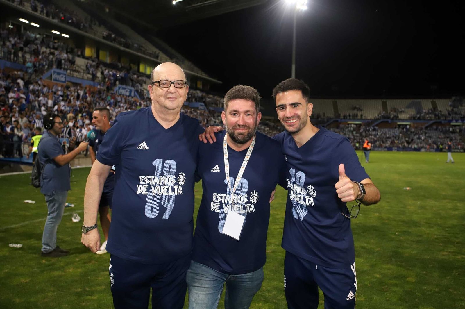 Imágenes del ascenso del Recreativo de Huelva contra el Cacereño