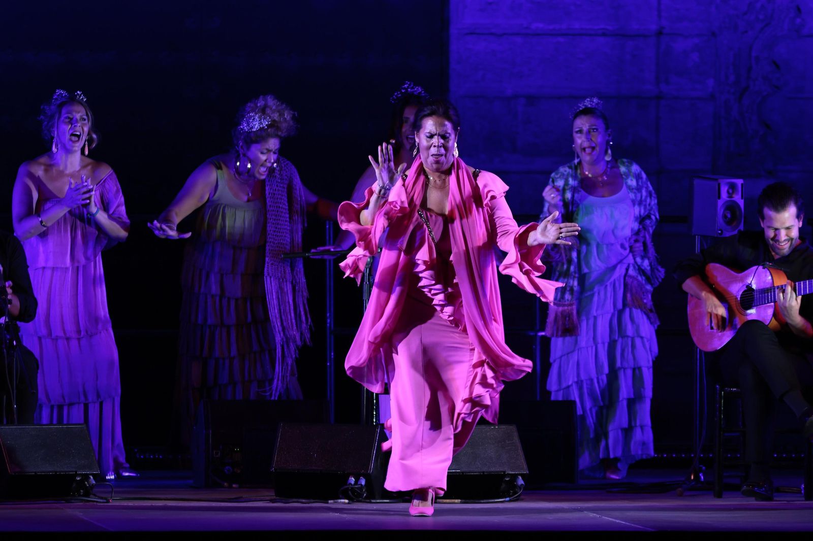 Las imágenes del recital de Aurora Vargas en la Bienal