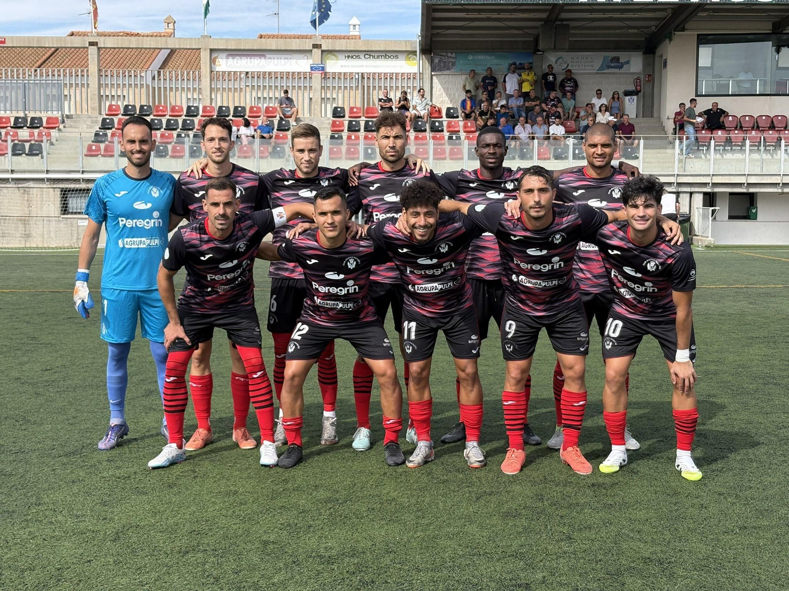 Once presentado por el conjunto rojinegro en un encuentro de esta temporada en el San Miguel.