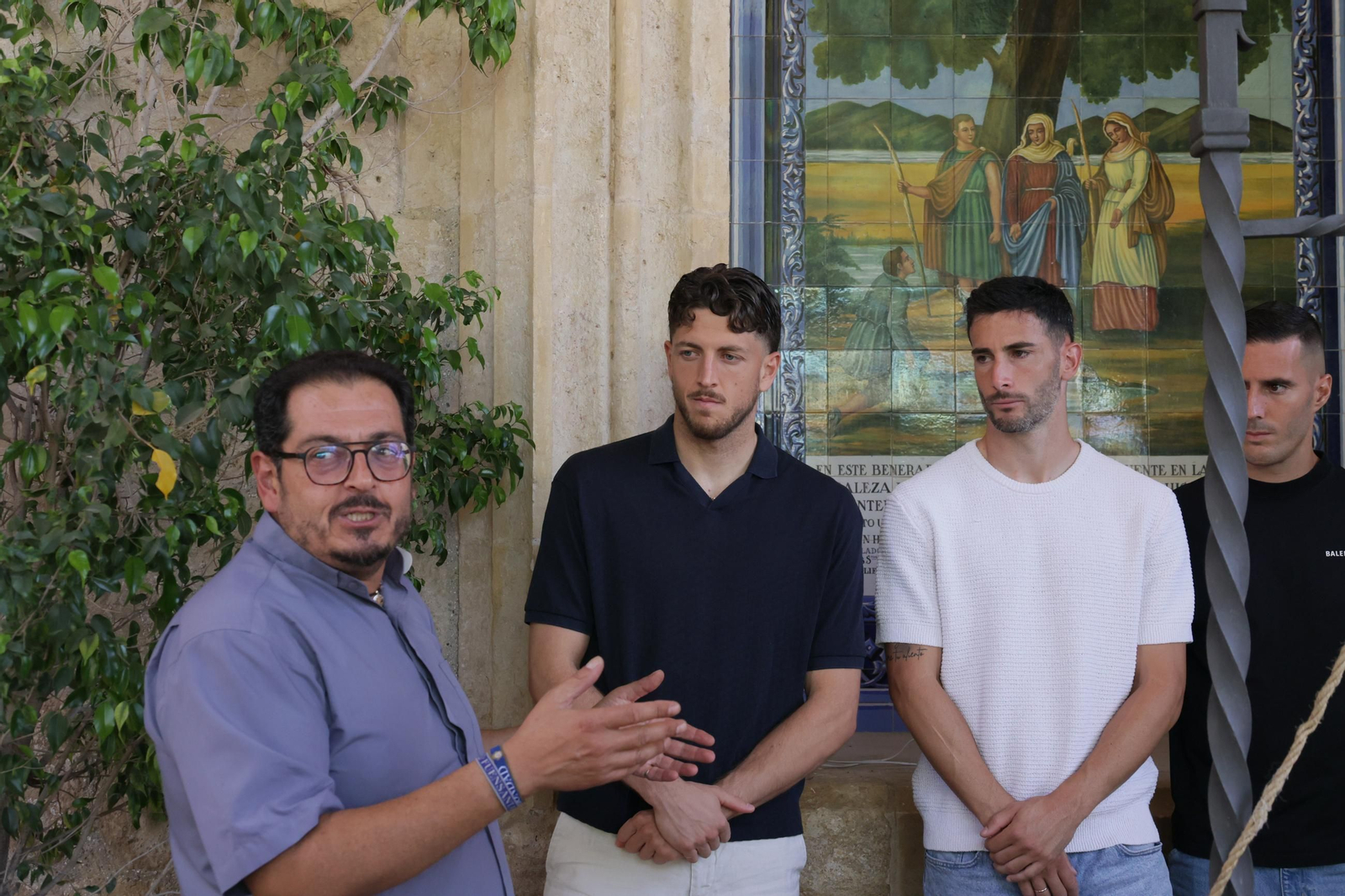 Las fotos de la visita del Córdoba CF al Santuario de la Virgen de La Fuensanta