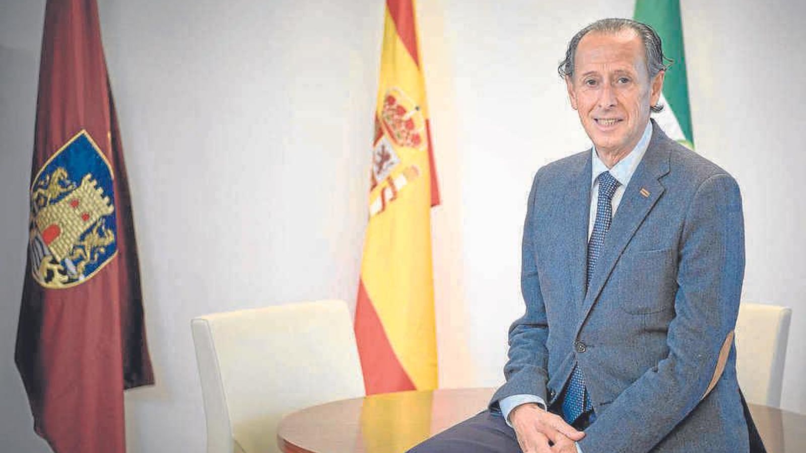 José Ramón Román en dependencias municipales.