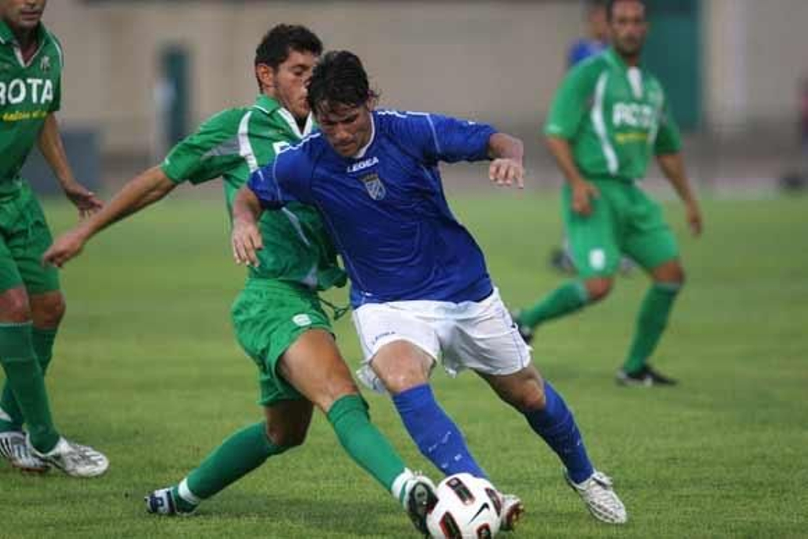 El Deportivo de Javi López golea al combinado roteño 7-0 en un primer partido de pretemporada en el que todos sus delanteros ven puerta

Foto: Juan Carlos Toro