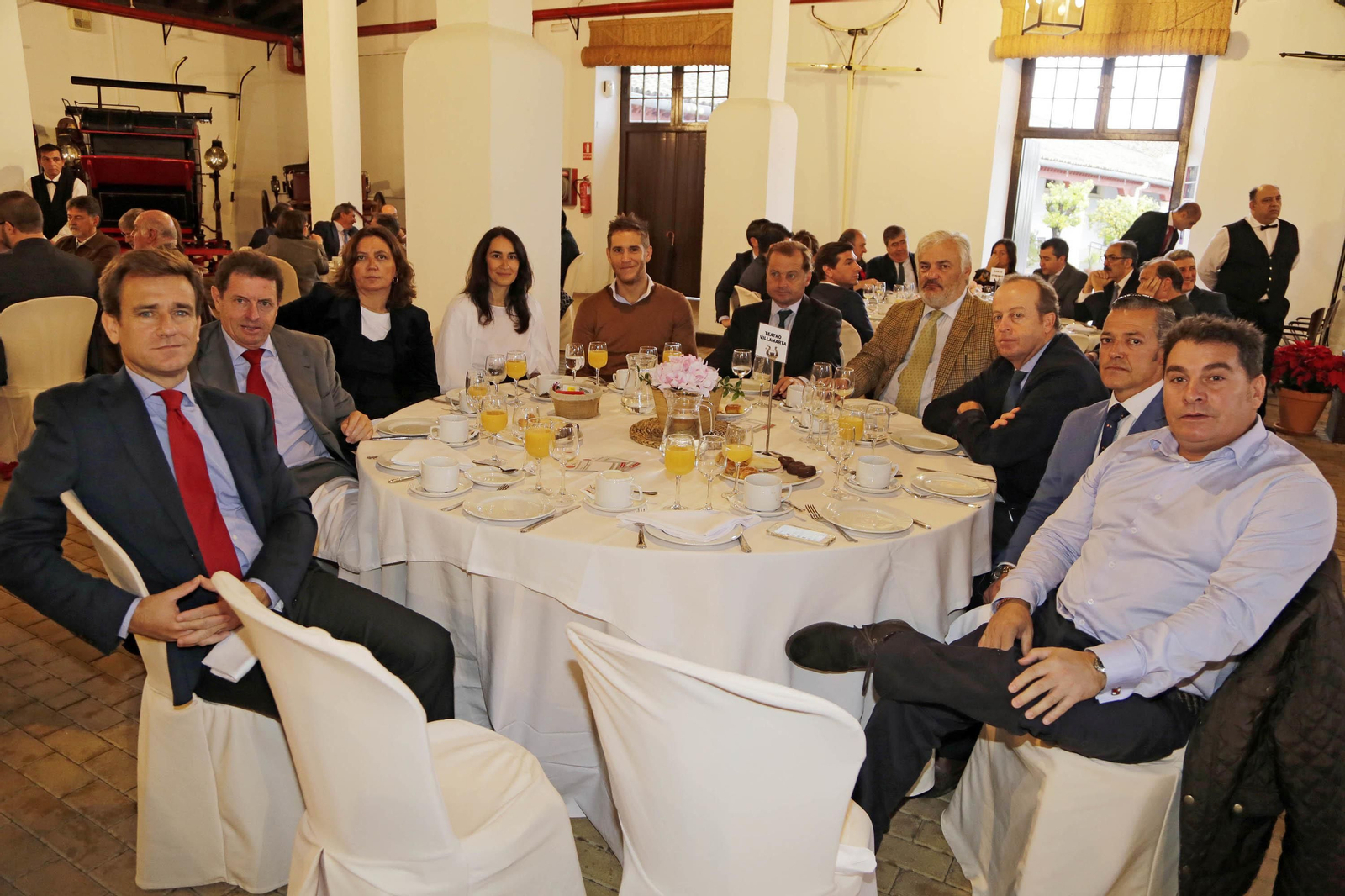 Fernando Pemán, Isaac Camacho, Begoña García, Elena Fernández, José Antonio Colorado, Pablo Camacho, Andrés Domecq,  Marcos Camacho, Antonio López y Gabino Gañán.