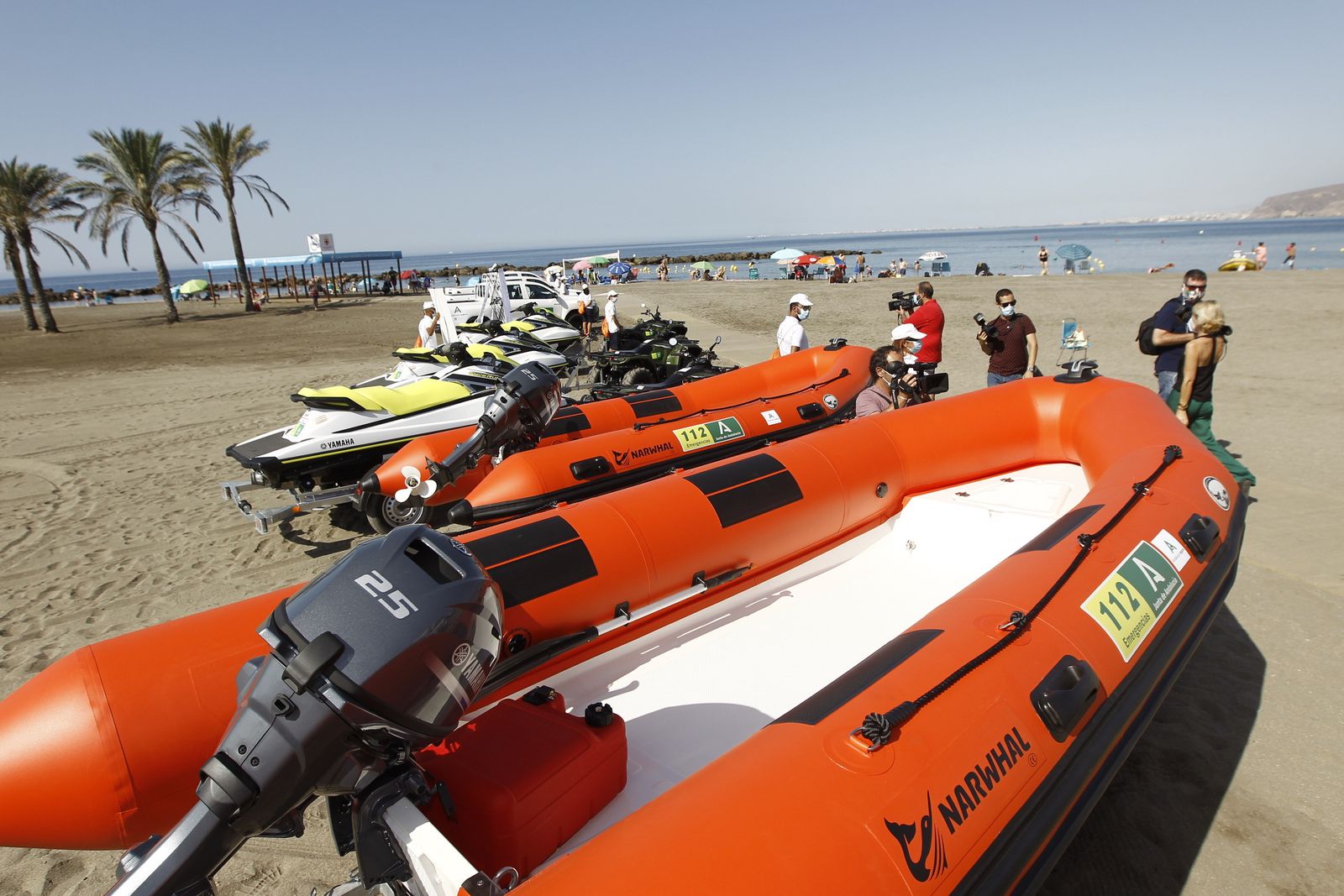 Presentación de vehículos para vigilancia de las playas. Almería