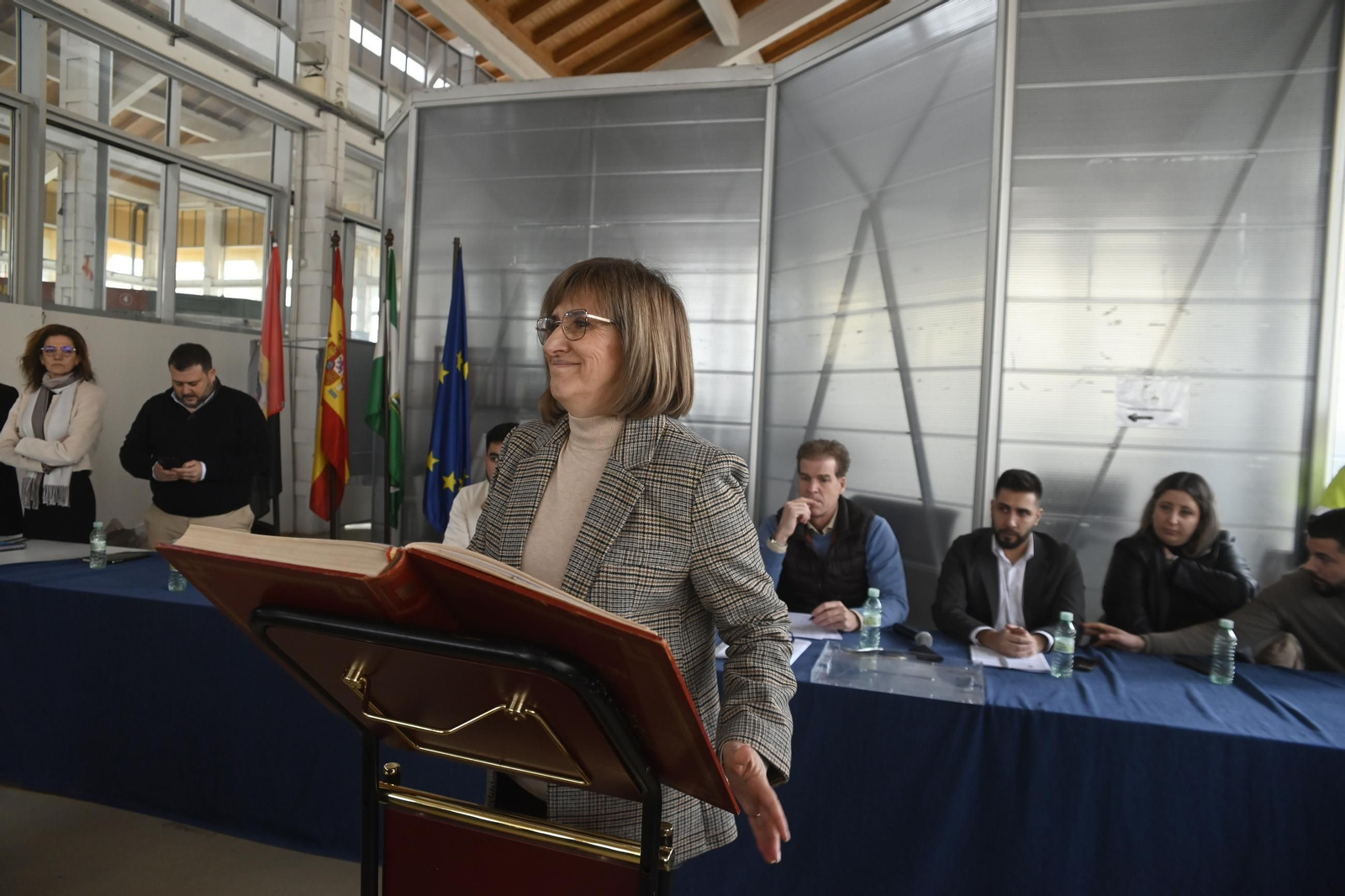 El tenso pleno de la moción de censura en Peñarroya-Pueblonuevo, en imágenes