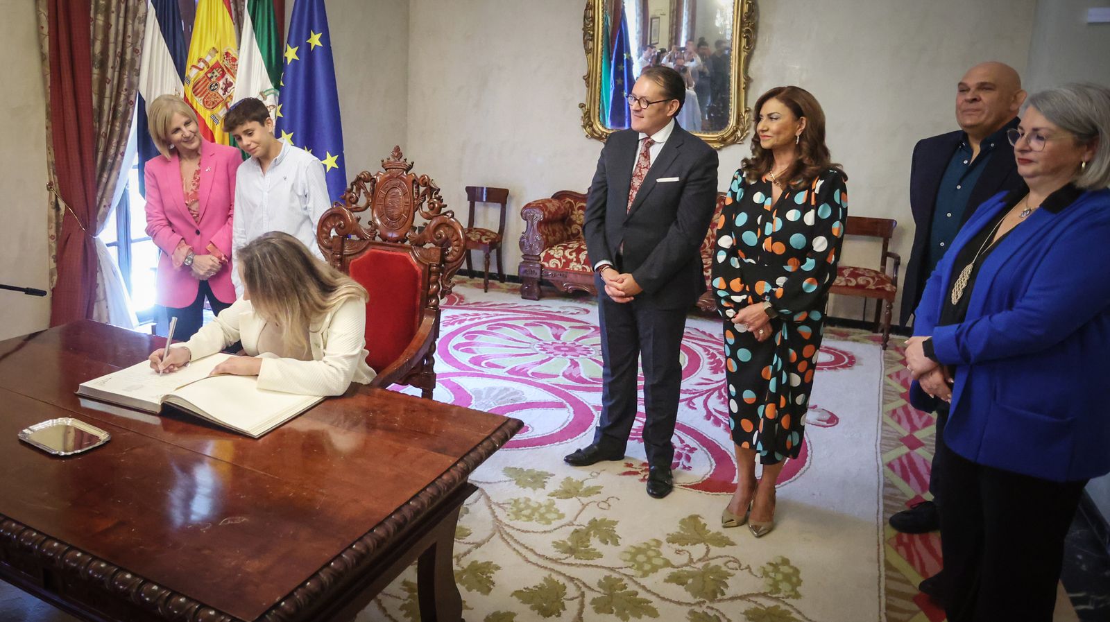 Los Reyes magos y la Cartera Real en el Ayuntamiento deJerez