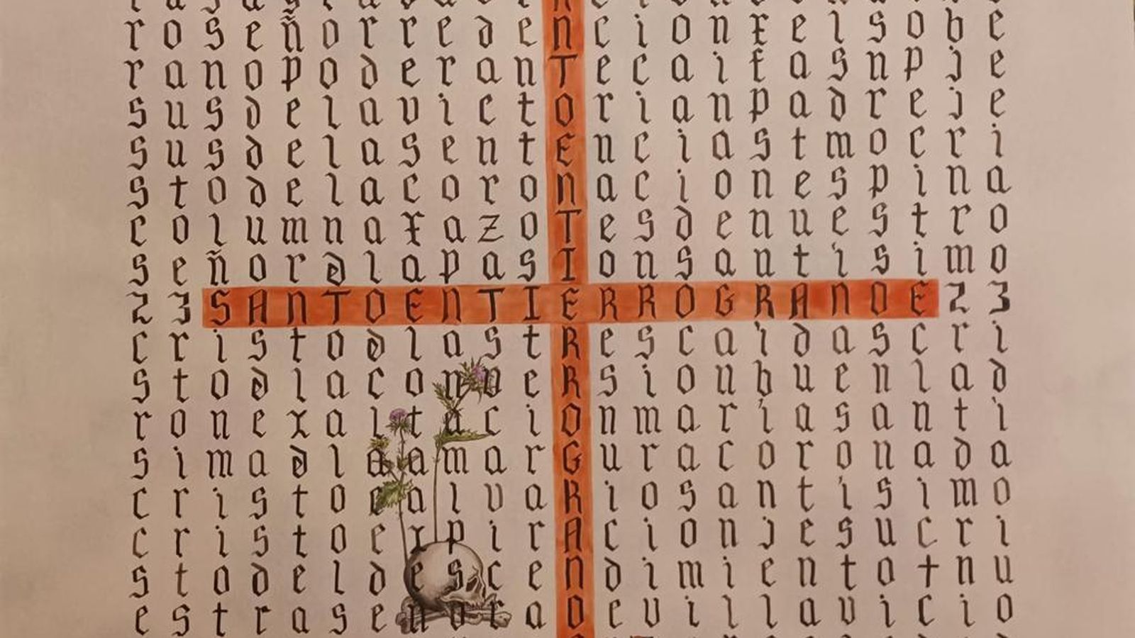 Acróstico del Santo Entierro Grande