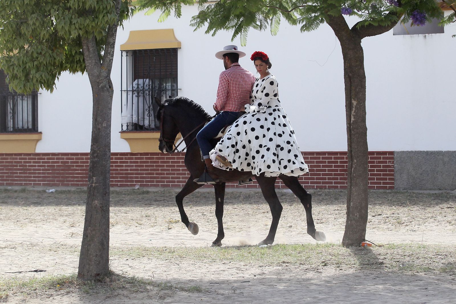 Imágenes del domingo de descanso en El Rocio