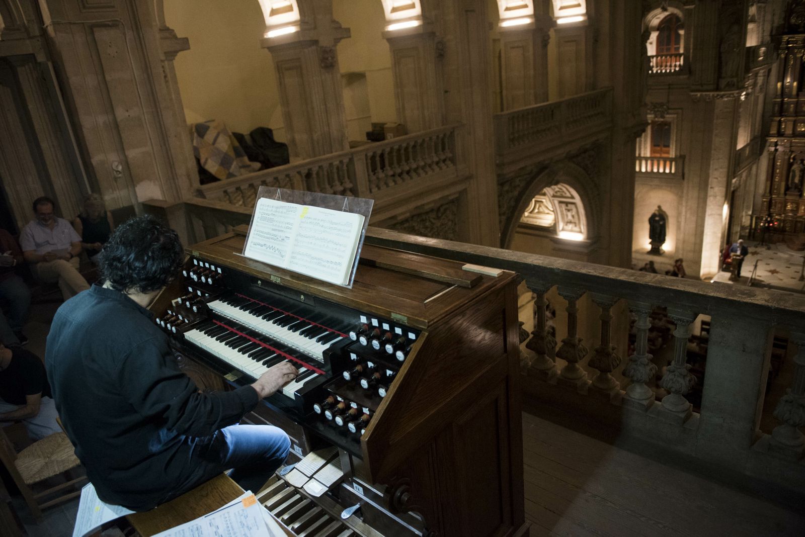 El órgano vuelve al primer plano.