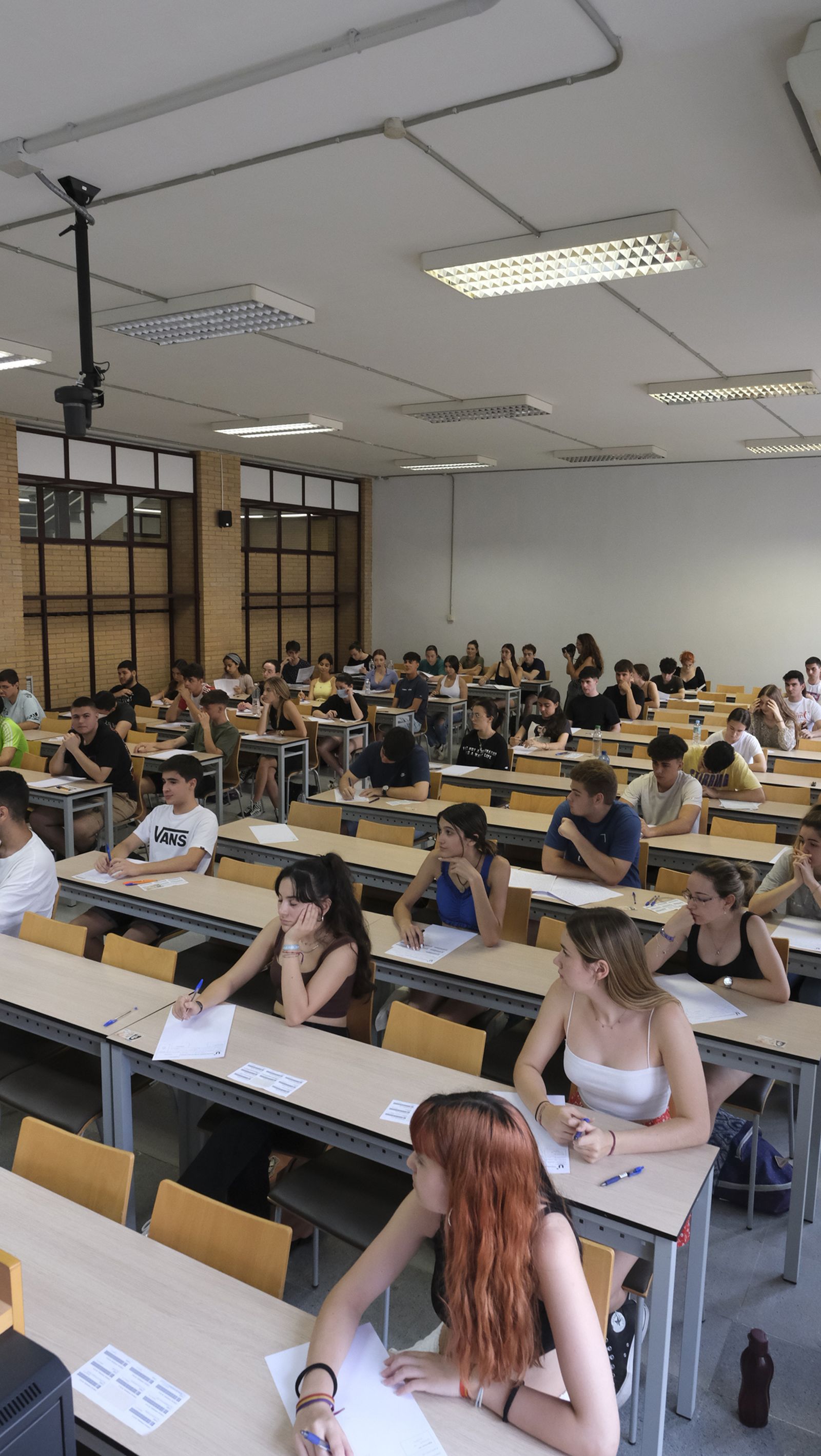 Imágenes de las pruebas de acceso de la PEvAU en la Universidad de Almería