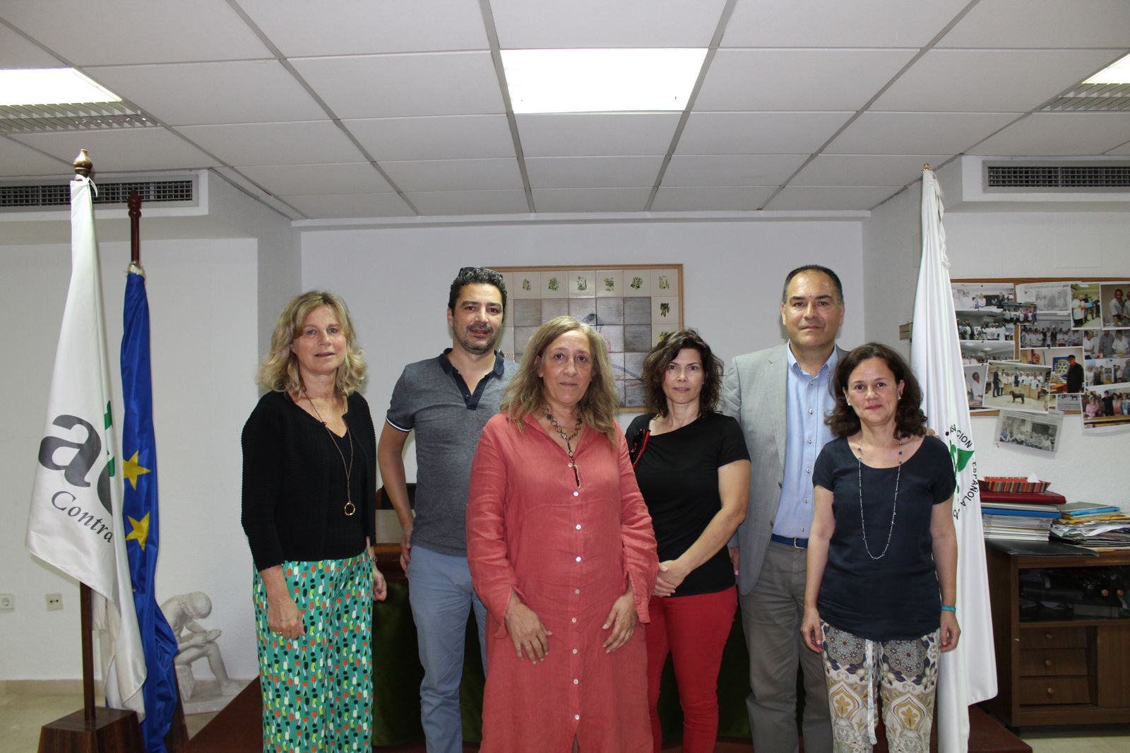 Representantes de las asociaciones onubense y algarvía.