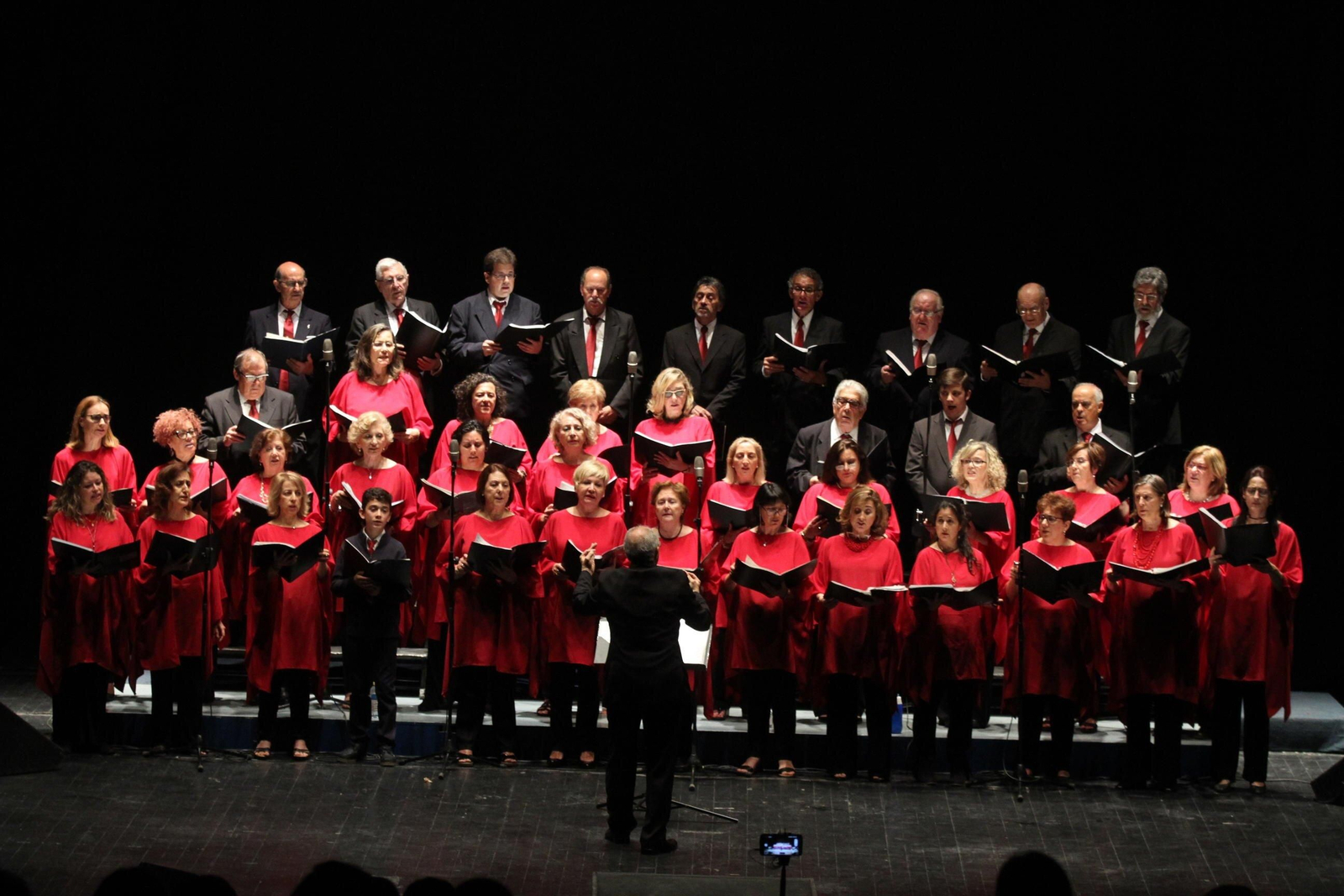 Una actuación del Orfeón.