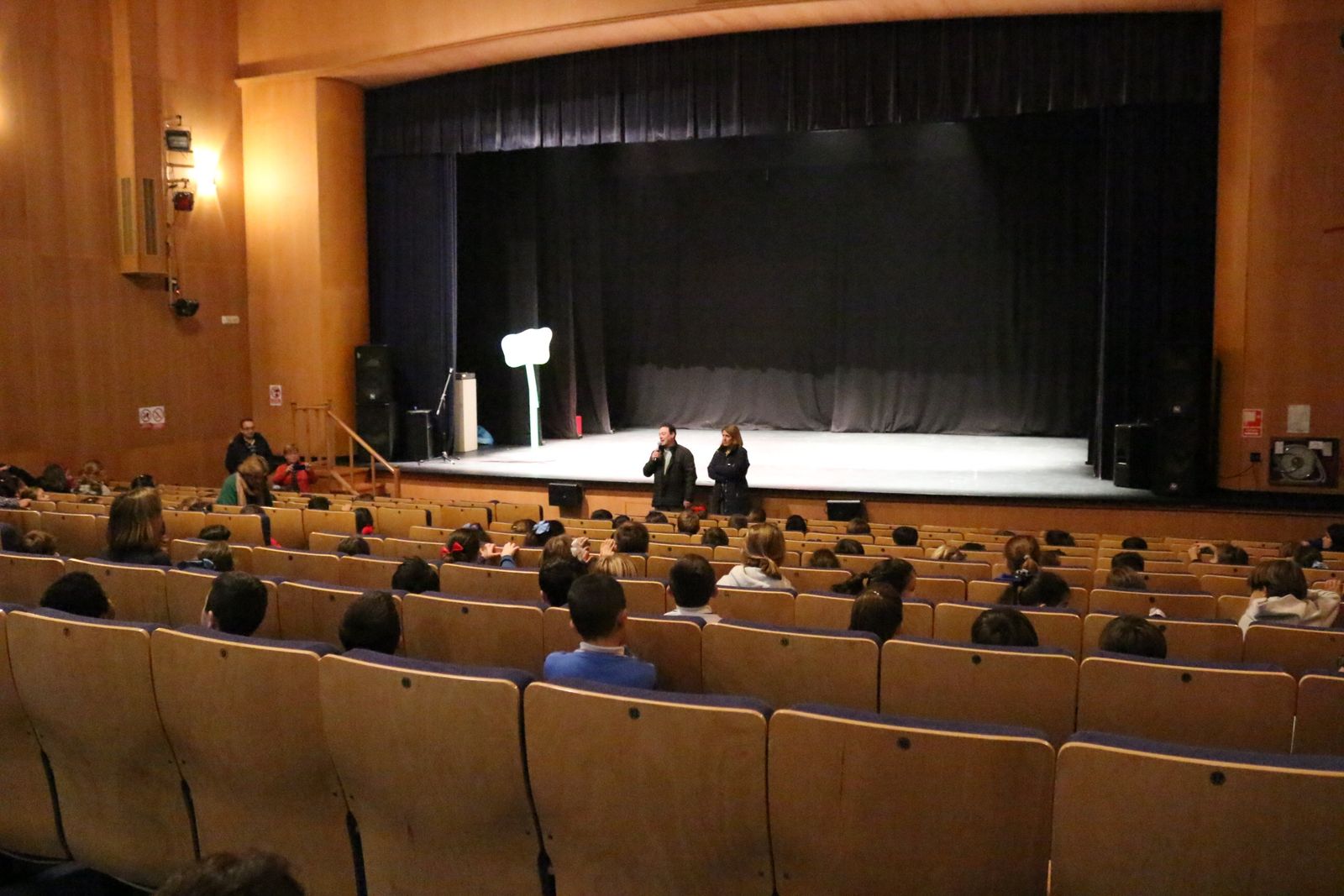 Imagen de archivo del Teatro Moderno, donde se llevará a cabo la representación teatral.