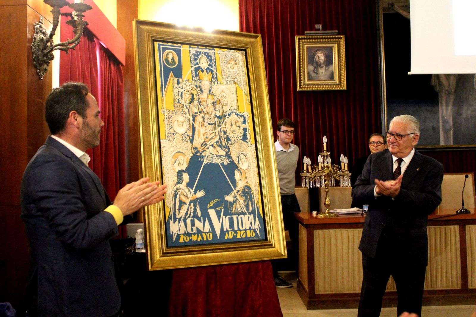 Francisco Toledo y Francisco Naranjo presentan el cartel anunciador de la Magna.