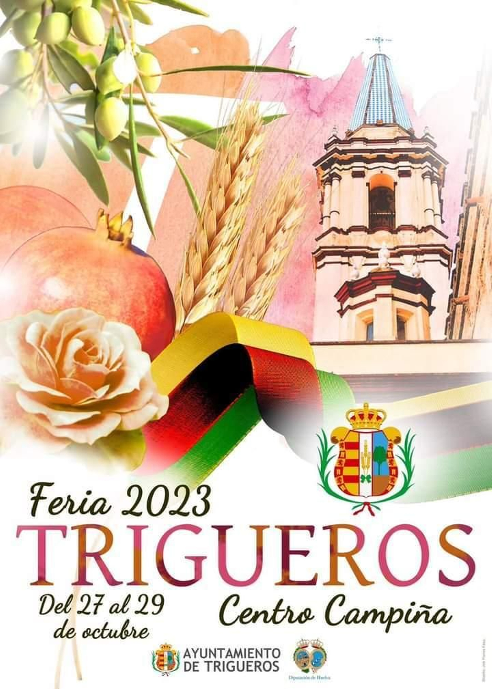 Cartel de la Feria de Trigueros 2023