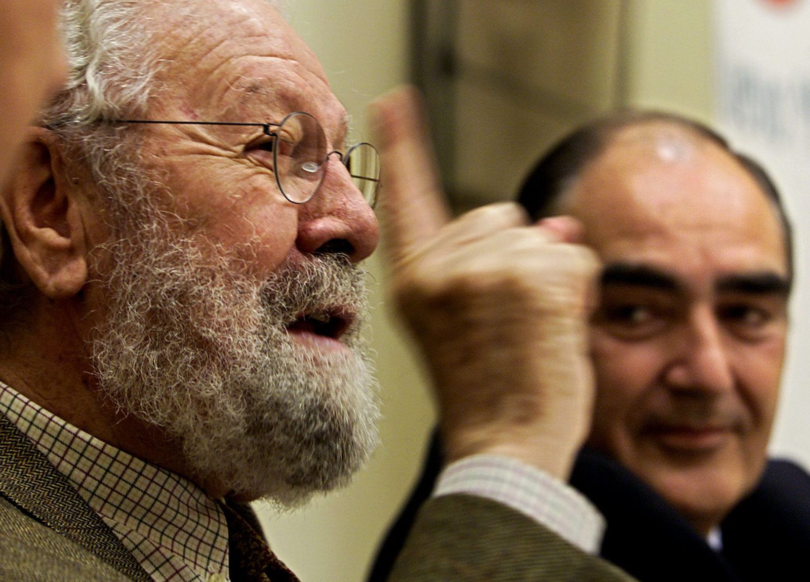 García Berlanga en el año 2000 durante su participación en un seminario sobre cine en Sevilla.