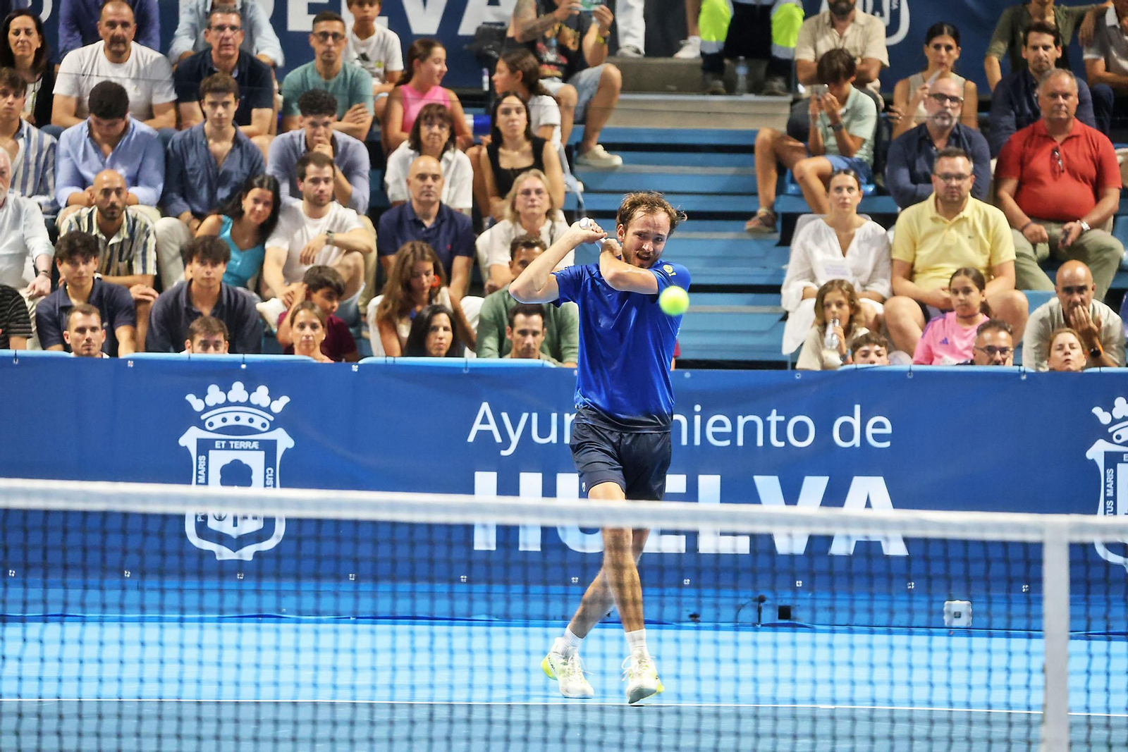 Imágenes de la final masculina de la Copa del Rey de tenis entre Daniil Medvedev y Alejandro Davidovich