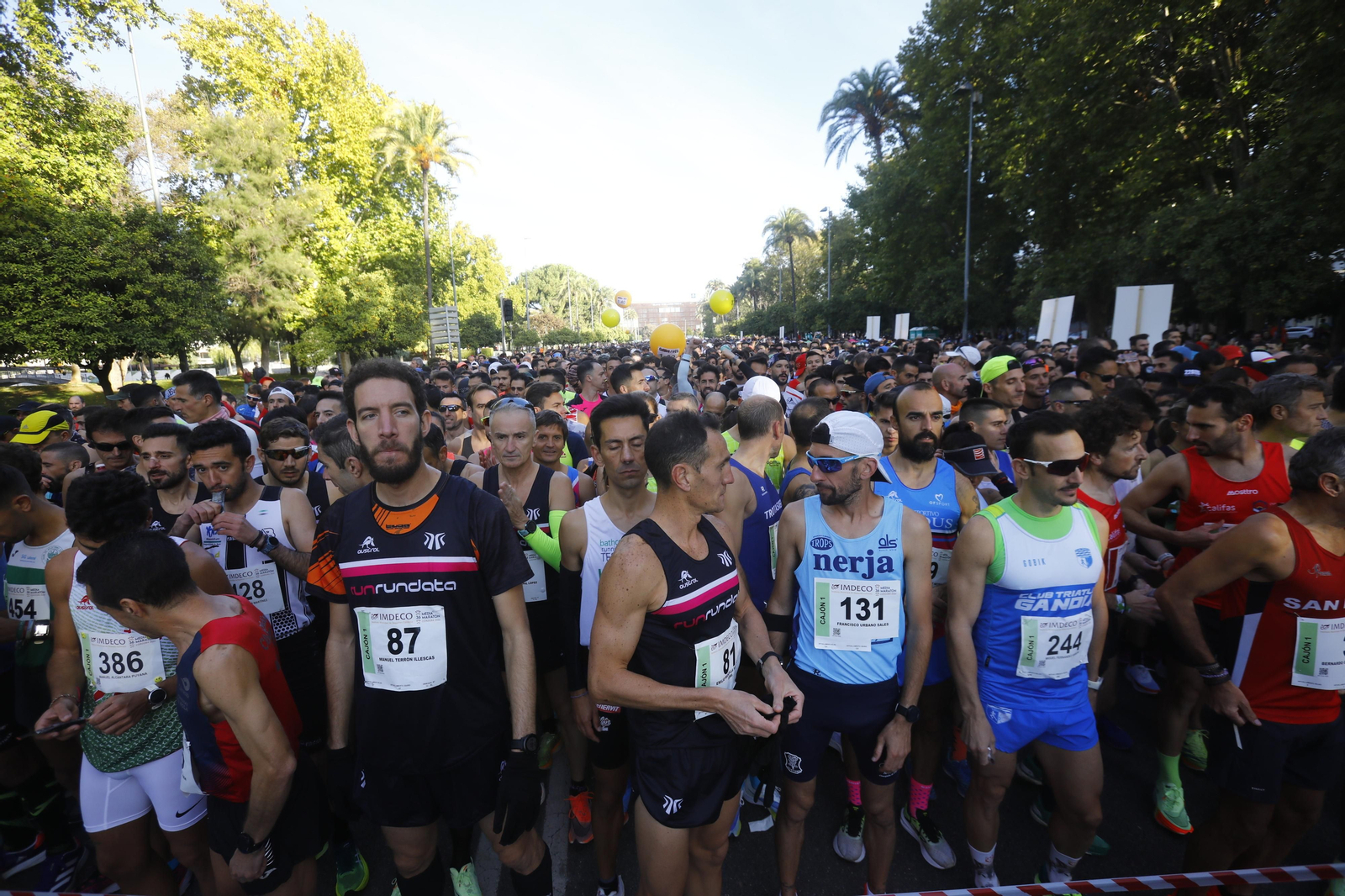 Las imágenes de la salida de la 36 Media Maratón de Córdoba