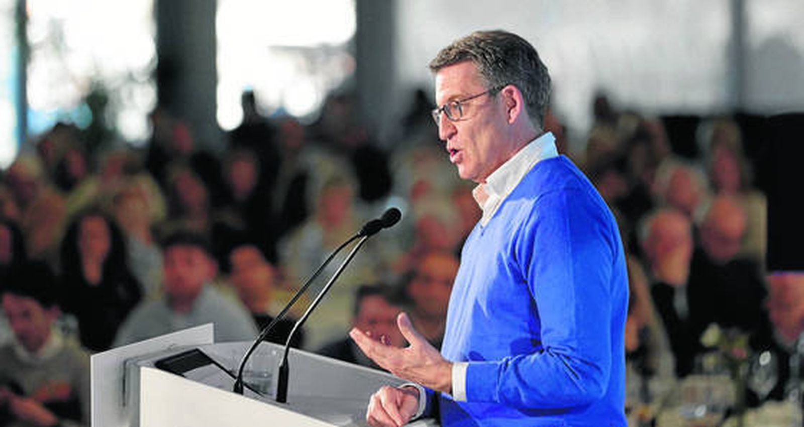 El líder nacional del PP, Alberto Núñez Feijóo.