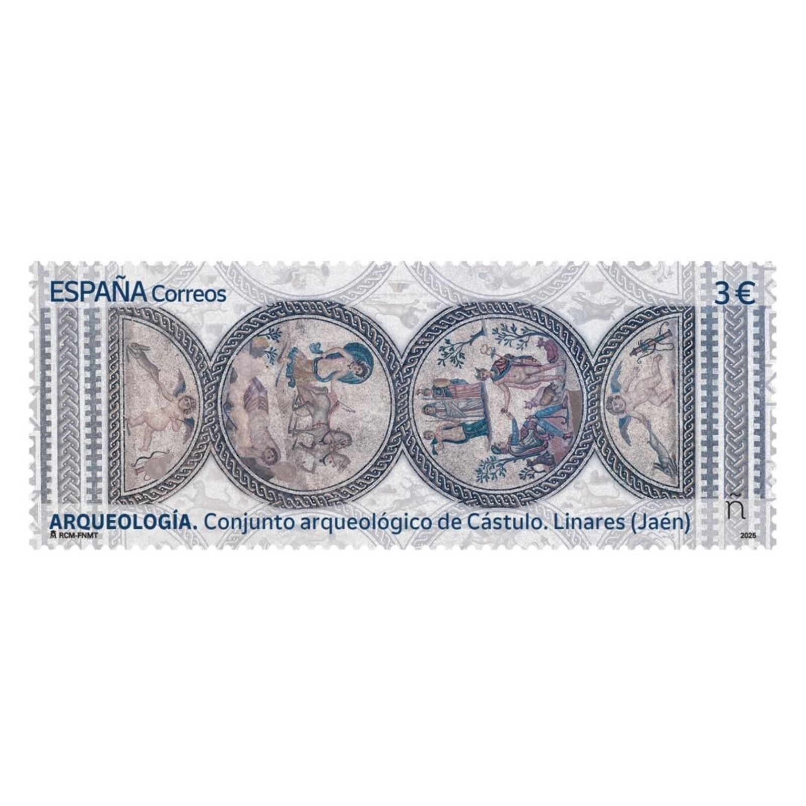 Sello del conjunto arqueologico de Castulo.