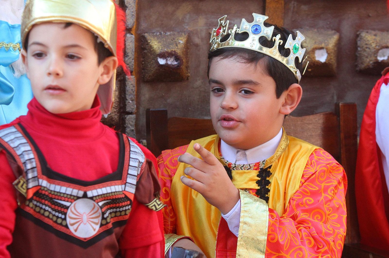 Imágenes del Belén viviente del Colegio María Inmaculada.