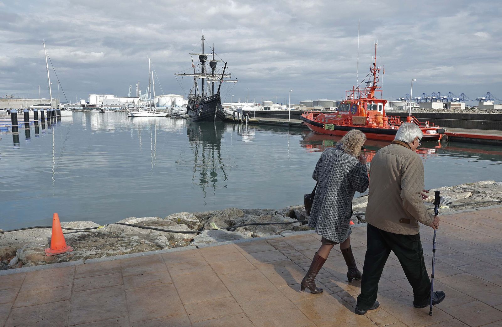 Fotos del navío Nao Victoria en Algeciras