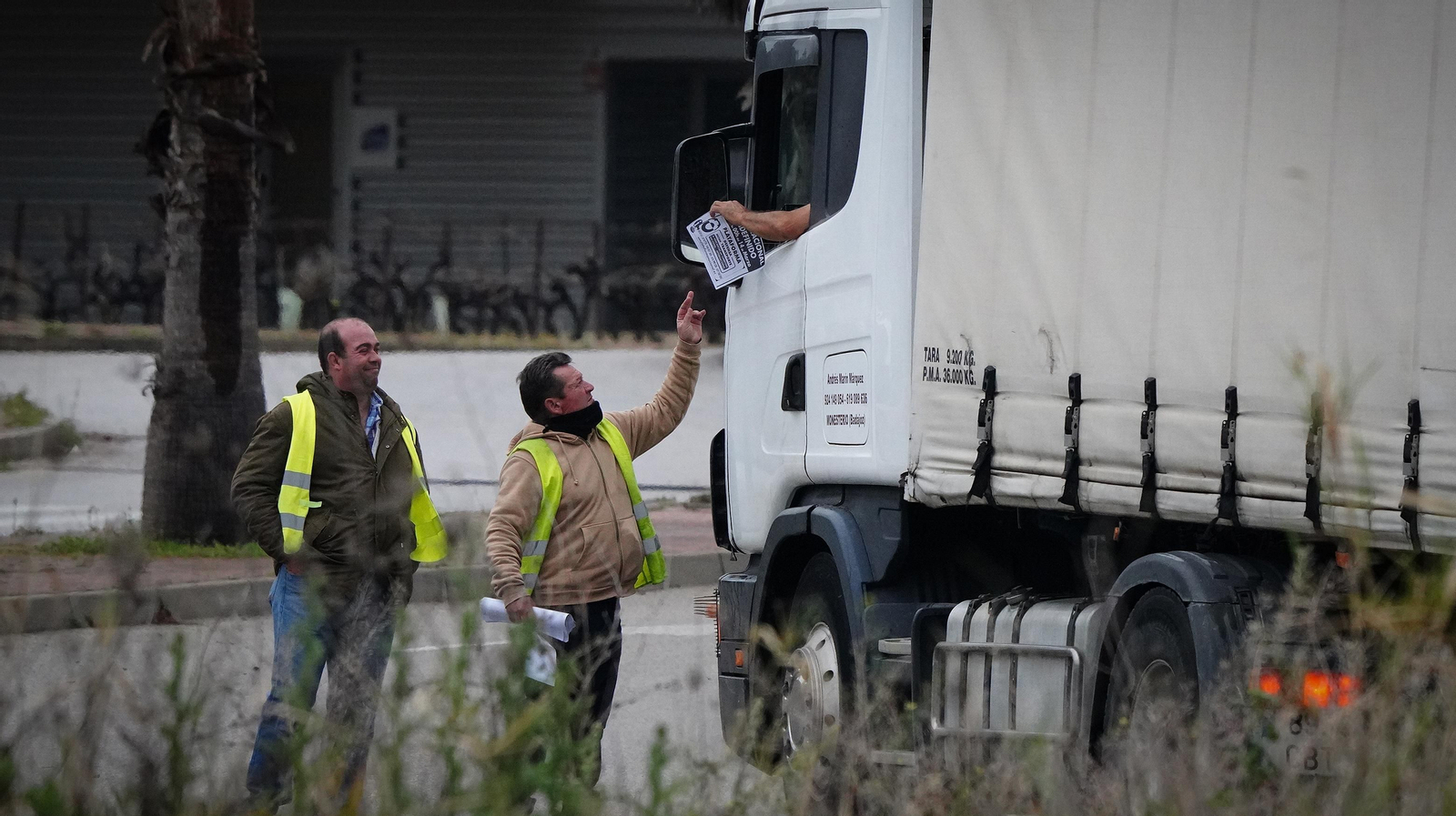 Segundo día de huelga del transporte en Jerez