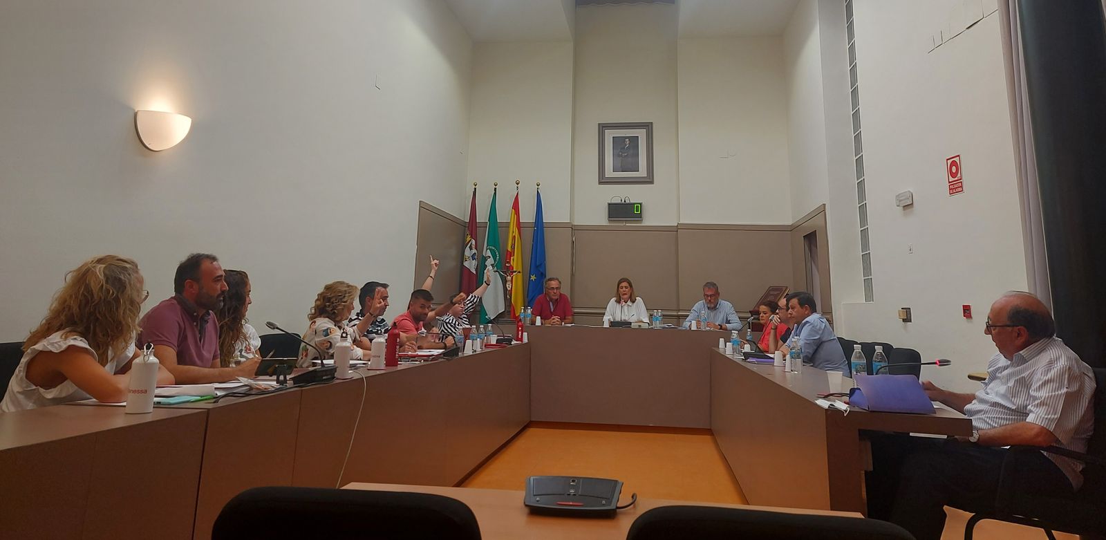 Sesión del Pleno del Ayuntamiento de Baena.