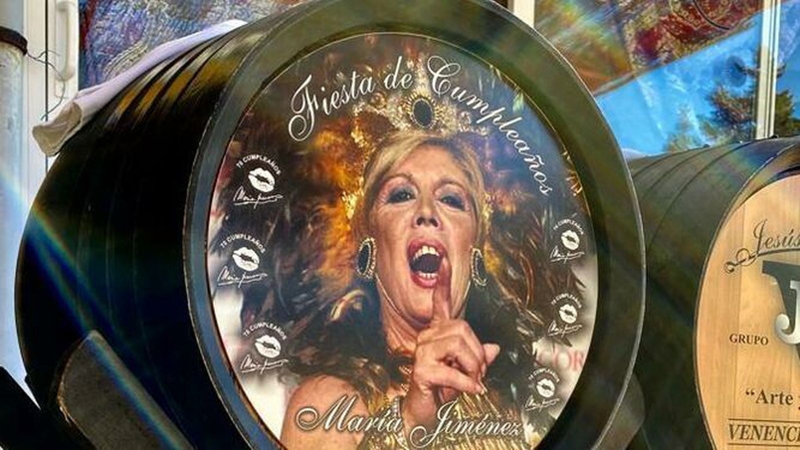 Bota personalizada de María Jiménez.