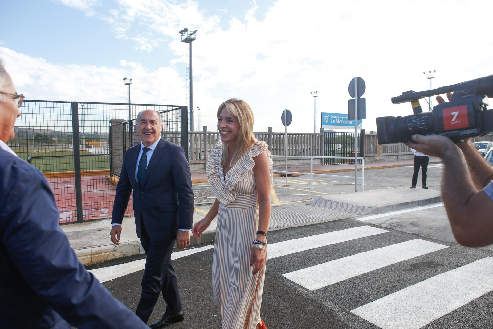 Las fotos de la inauguración de las pistas de exámenes de conducir en Algeciras