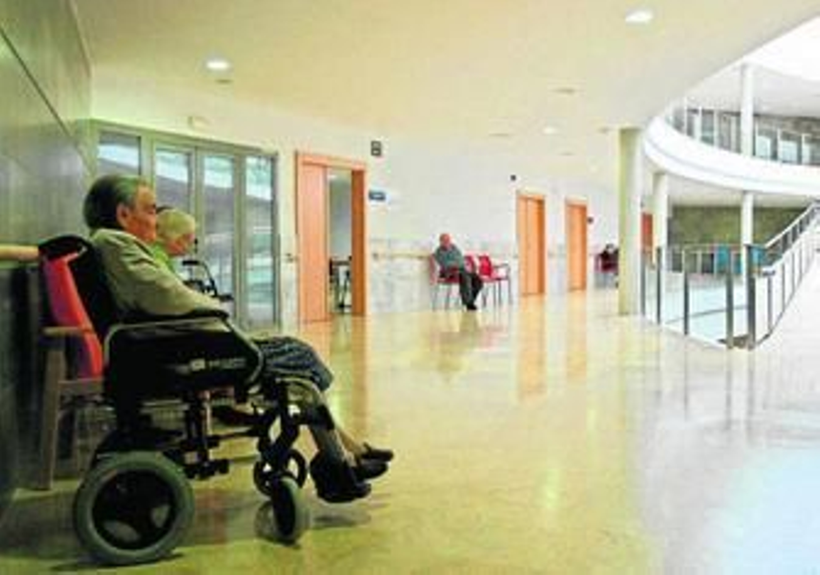 Interior de la residencia.